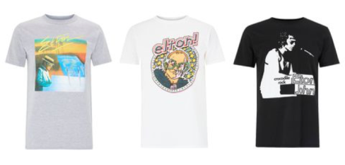 Elton John T shirts